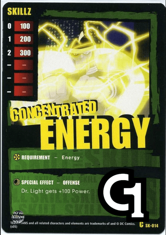 Concentrated Energy - Unlimited - Foil